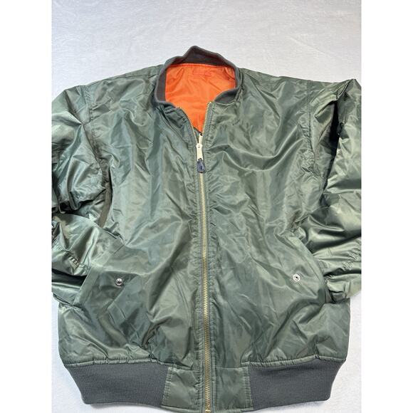 Rothco MA-1 Tactical Bomber Jacket Reversible Orange MA1 Air Force Size 4XL - Picture 1 of 9